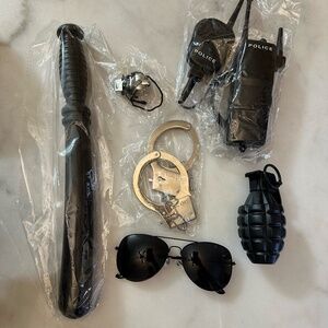 brand new cop costume accessories